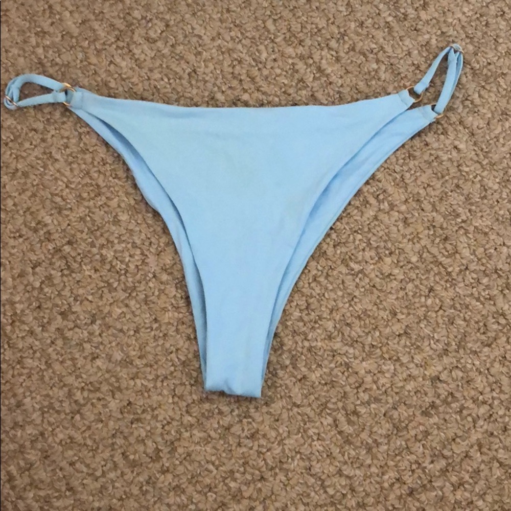 L Space Small Blue Swimsuit Bottoms
